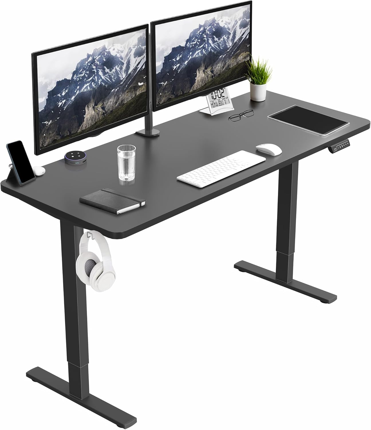 VIVO Electric 60x24 Standing Desk Memory Height Adjustment